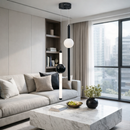 Підвісні світильники H-62 cm Led 24W 4000K Black+White Elegant 260335-100007602