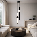 Підвісні світильники H-62 cm Led 24W 4000K Black+White Elegant 260335-100007602