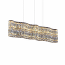 Підвісна люстра золота кришталева L-100 cm Led Gold Crystal 260322-100007607