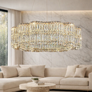 Підвісні люстри золоті D-50 cm / D-80 cm / D-100 cm Led Gold Crystal 260322-100007608