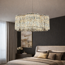 Підвісні люстри золоті D-50 cm / D-80 cm / D-100 cm Led Gold Crystal 260322-100007608