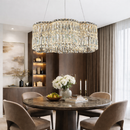 Підвісні люстри золоті D-50 cm / D-80 cm / D-100 cm Led Gold Crystal 260322-100007608