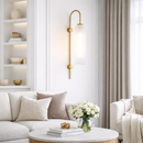 Настінний світильник H-77 cm E27 Gold+White Tube 260322-100007613