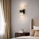 Настінний світильник чорний Led Black Wavy Glass 260322-100007615