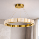 Підвісні люстри золоті D-60 cm / D-80 cm Led 4000K Gold Marble 260318-100007609