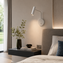Настінний світильник білий з вимикачем L-24 cm Led 3W 3000K White Fiona 260528-100007986