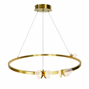 Люстри підвісні золоті D-60 cm / D-80 cm Led 3000К-6000K Gold Butterflies 260518-100008019