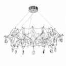 Підвісні люстри срібні D-65 cm / D-80 cm Led 3000K-6000K Chrome Rain 260518-100008021