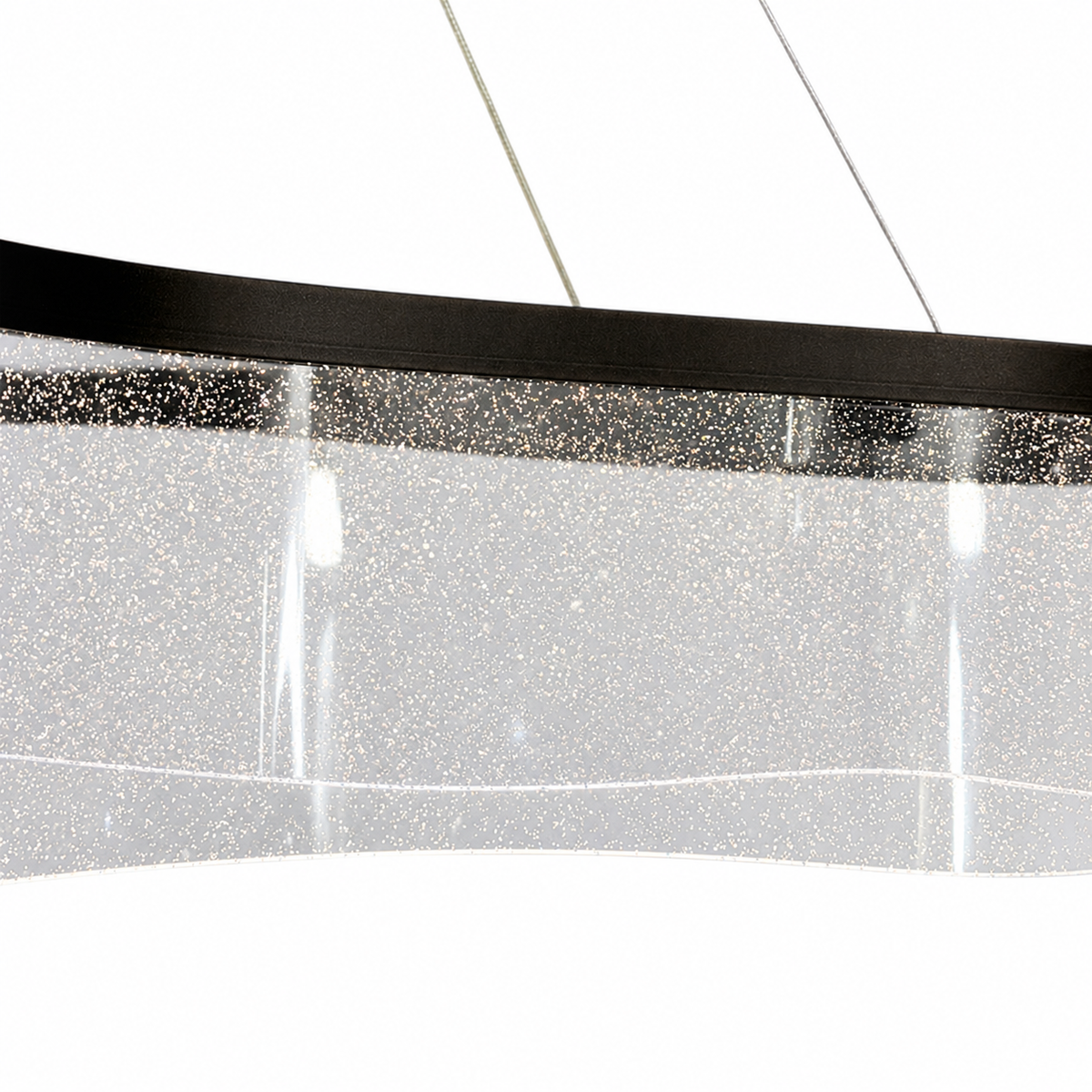 Підвісні люстри кавові видовжені L-120 cm / L-150 см Led 3000K-6000K Coffee Aurora 260518-100007912