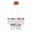 Підвісні люстри кавові D-60+40 cm / D-80+50 cm Led 3000K-6000K 60W Coffee Aurora 260518-100007913