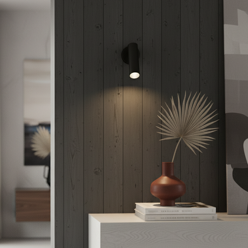 Настінний світильник чорний H-18 cm E27 Black Spot 251141-100006569