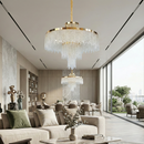 Підвісні люстри золоті D-60 cm / D-80.5 cm Led 3000K-6000K Gold Crystal 260235-100007566