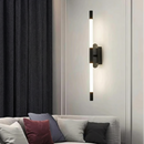 Настінний світильник чорний L-60 cm Led 4000K Black Pipe line 3D matt 251188-100006572