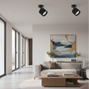 Точковий світильник чорний H-13.5 cm D-8.3 cm GX53 Black Gofre 260260-100007375