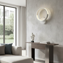 Настінний світильник білий D-25 cm H-30 cm Led 17W 3000-6000K White Arka lamp 251174-100006645