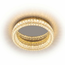 Стельові люстри золоті D-30 cm / D-40 cm / D-50 cm Led Gold Crystal 260422-100007793