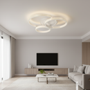 Стельова люстра біла з пультом L-80 cm H-11.5 cm Led 100W 3000-6000K White Arka lamp 251174-100006642