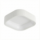 Стельова люстра біла з пультом у 2-х розмірах L-50 cm / L-60 cm Led White Gofre 250819-100005781