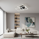 Стельова люстра біло-чорна L-50 cm Led 100W 3000K-6000K White+Black Square 260260-100007377