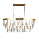 Видовжена люстра золота  L-100 cm E14 Gold Pearl 260618-100008102