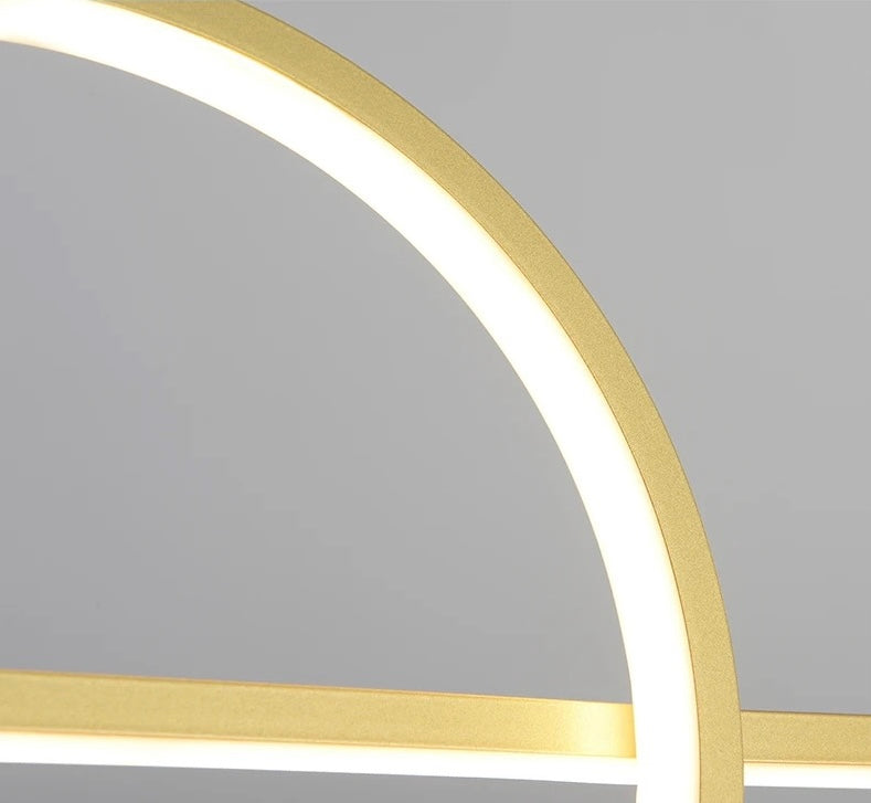 Люстра Gold Geometry Style L-95 см / L-120 см 54W 3000K-4500K-6000K Gold 230818-100002460