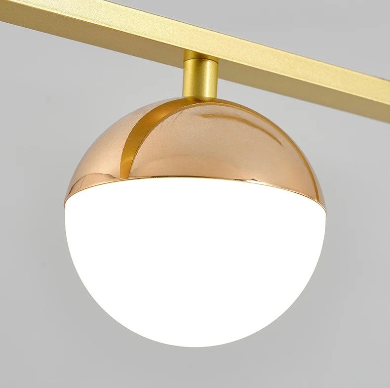 Люстра Gold Geometry Style L-95 см / L-120 см 54W 3000K-4500K-6000K Gold 230818-100002460