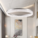 Підвісна люстра срібна D-60 cm Led 100W Chrome Ice 260219-100007446