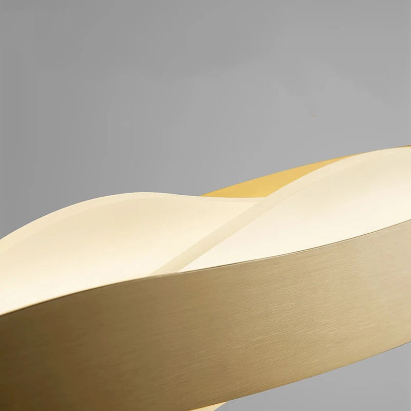 Люстра Видовжена Wave Line L-100 см / L-120 см 65W 3000K-4500K-6000K Gold 230818-100002463