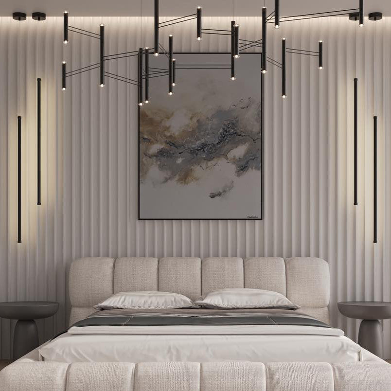 Люстра Зодіак Tube chandelier 7*G9 / 17*G9 Black 230863-100002406