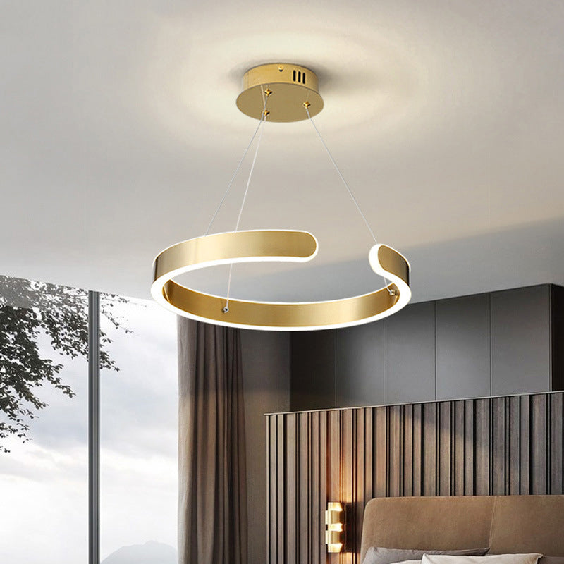Люстри золоті  D-60 cm / D-80 cm Led 3000К-4500К-5000К Gold Ring  230918-100002513