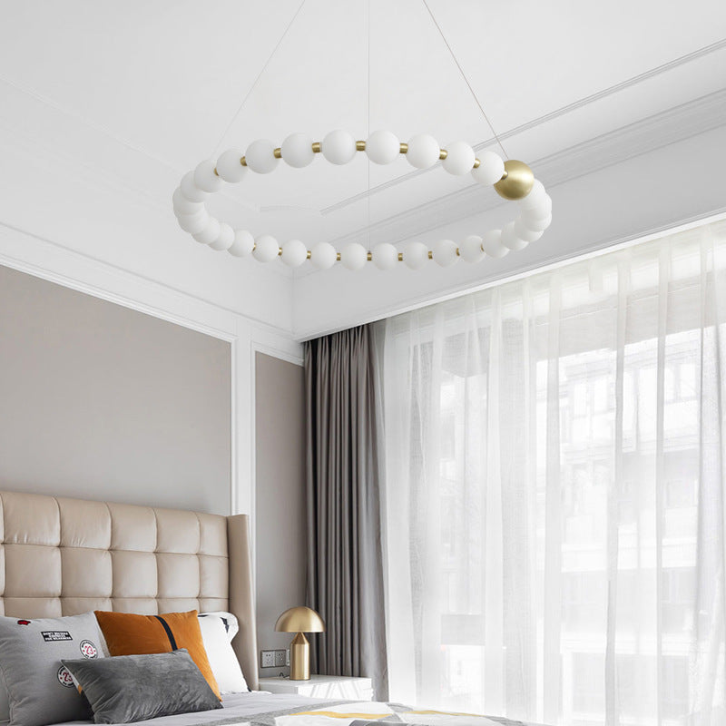 Підвісна люстра Pearls Circle 1 Gold D-60 см / D-80 см 230918-100002551