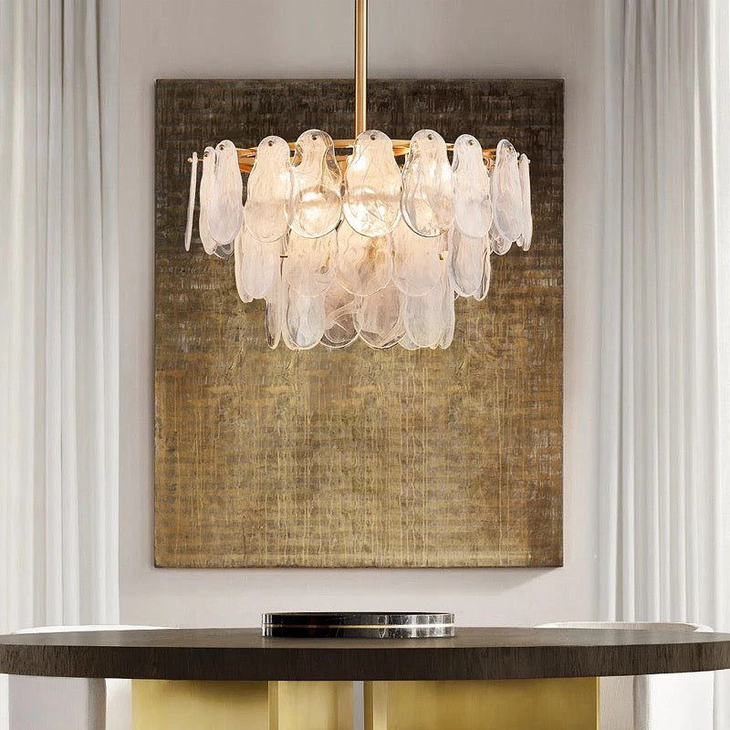 Підвісна люстра Cloud Gold + White D-60 см / D-70 см / D-80 см 230918-100002554