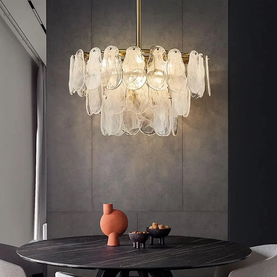 Підвісна люстра Cloud Gold + White D-60 см / D-70 см / D-80 см 230918-100002554