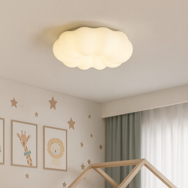 Люстра стельова біла Хмарка D-45 см 72W 3000K-6000K White Cloud baby 240158-100002980