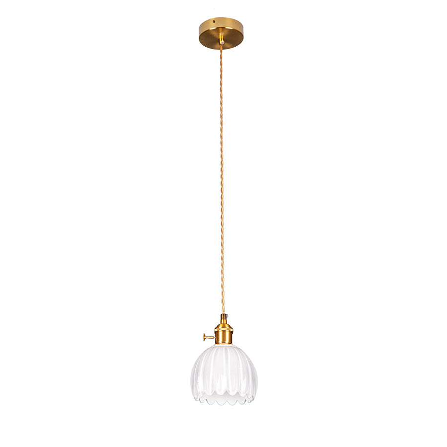 Підвісний світильник білий D-12 cm E27 White+Gold Colour 260933-100008916