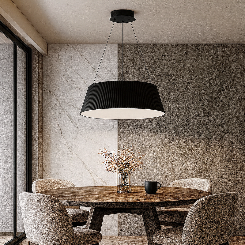Підвісні світильники Gofre D-45cm Led 45W 3000K 4000K 6000K Black / White More lamp 250819-100005770