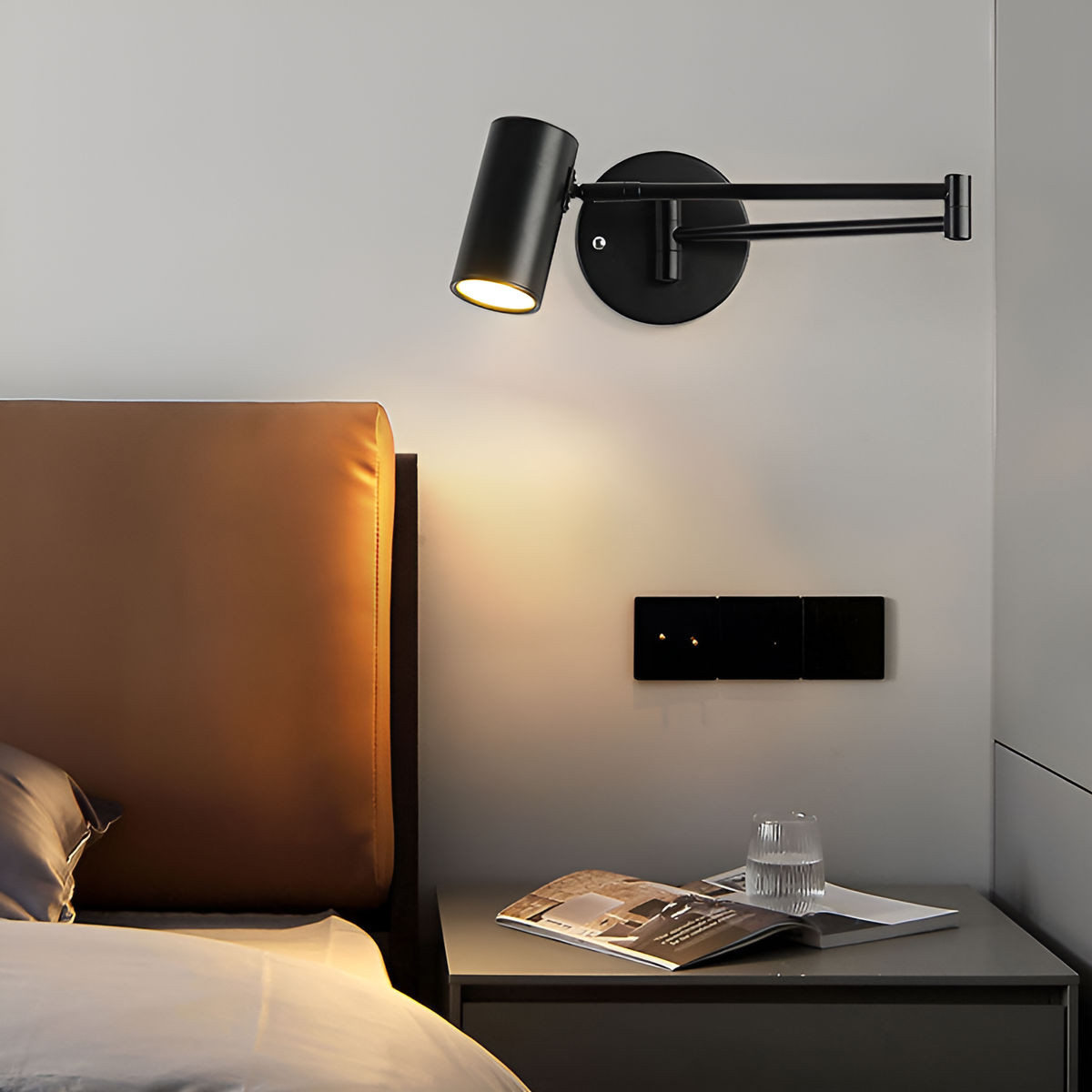 Настінний світильник поворотний L-60 cm чорний Tune Turn Arm Lamp E27 Black 231058-100002645