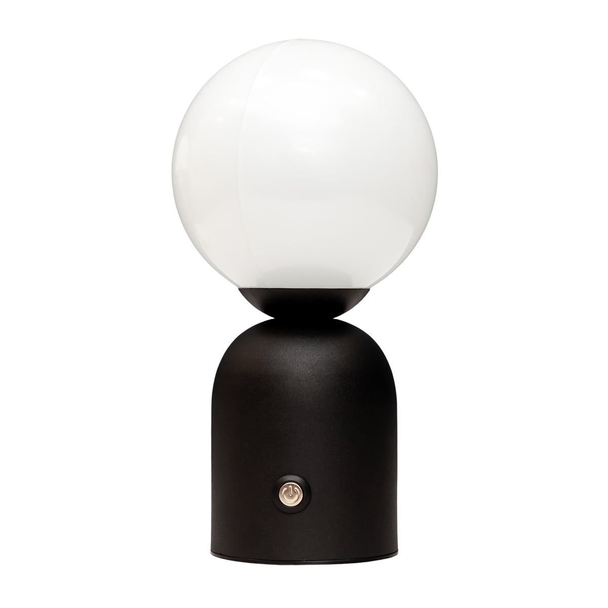 Акумуляторна настільна лампа чорна сенсорна H-22 cm Led 3000K-6000K Black Bollo 261031-100009087