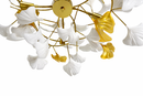 Люстра з пелюстками D-60 cm Led 40W 4000K Gold+White Flower 260680-100008121
