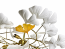 Люстра з пелюстками D-60 cm Led 40W 4000K Gold+White Flower 260680-100008121