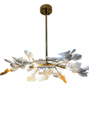 Люстра з пелюстками D-60 cm Led 40W 4000K Gold+White Flower 260680-100008121