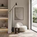 Торшер чорний H-168 cm Led Black Marble 260658-100008297