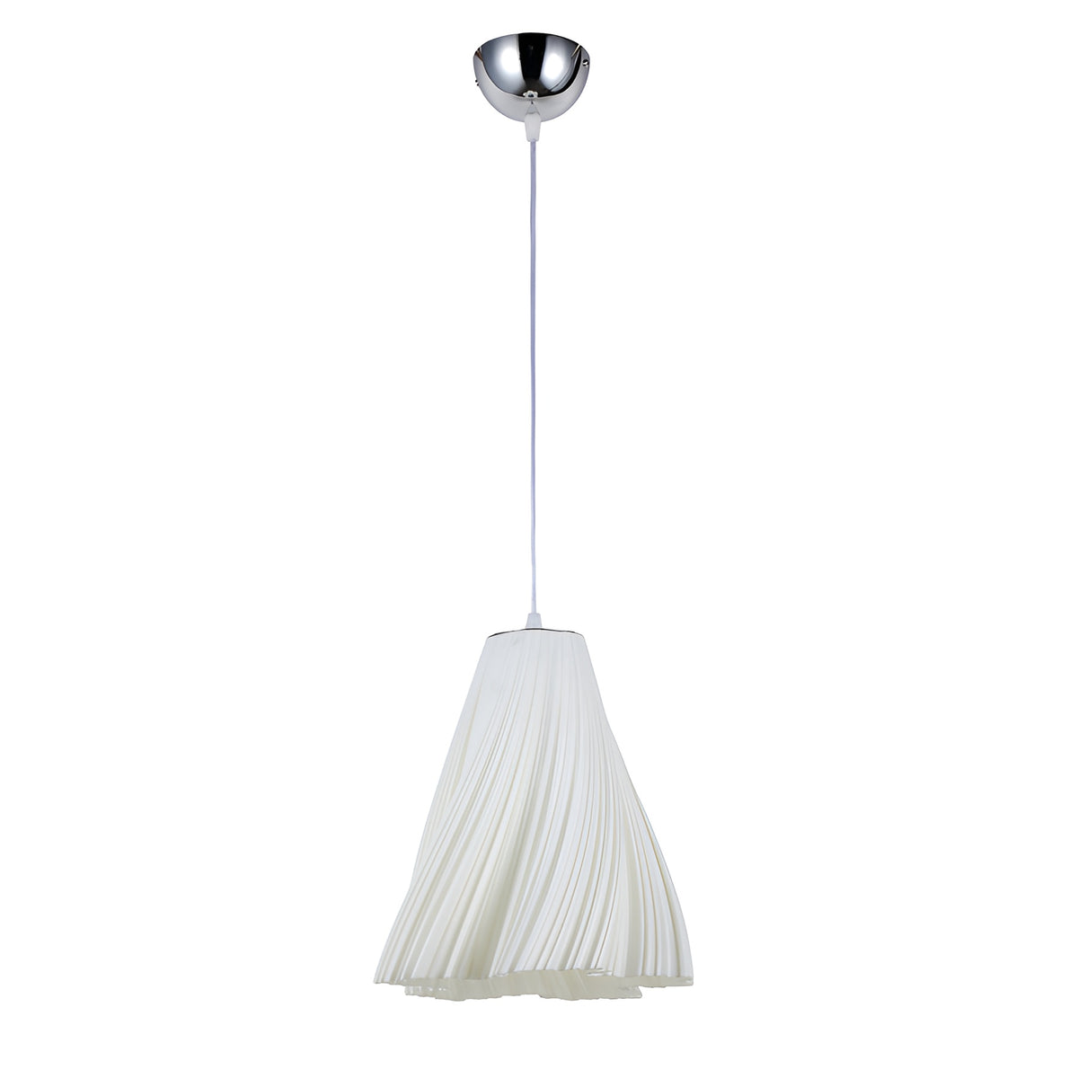 Світильник підвісний білий у формі квітки D-24 cm E27 White Flowers Florence 250931-100006030