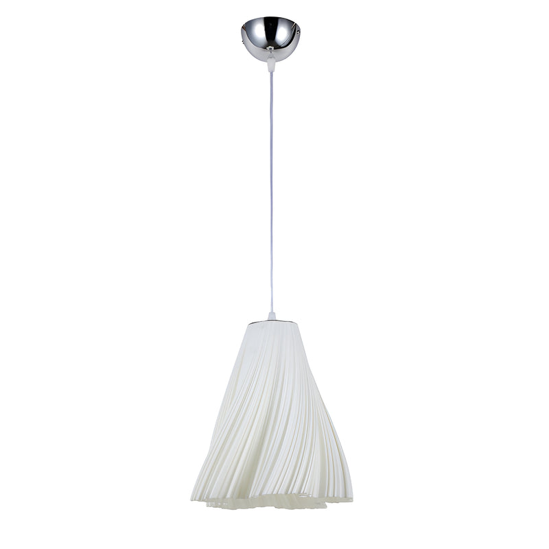 Світильник підвісний білий у формі квітки D-24 cm E27 White Flowers Florence 250931-100006030