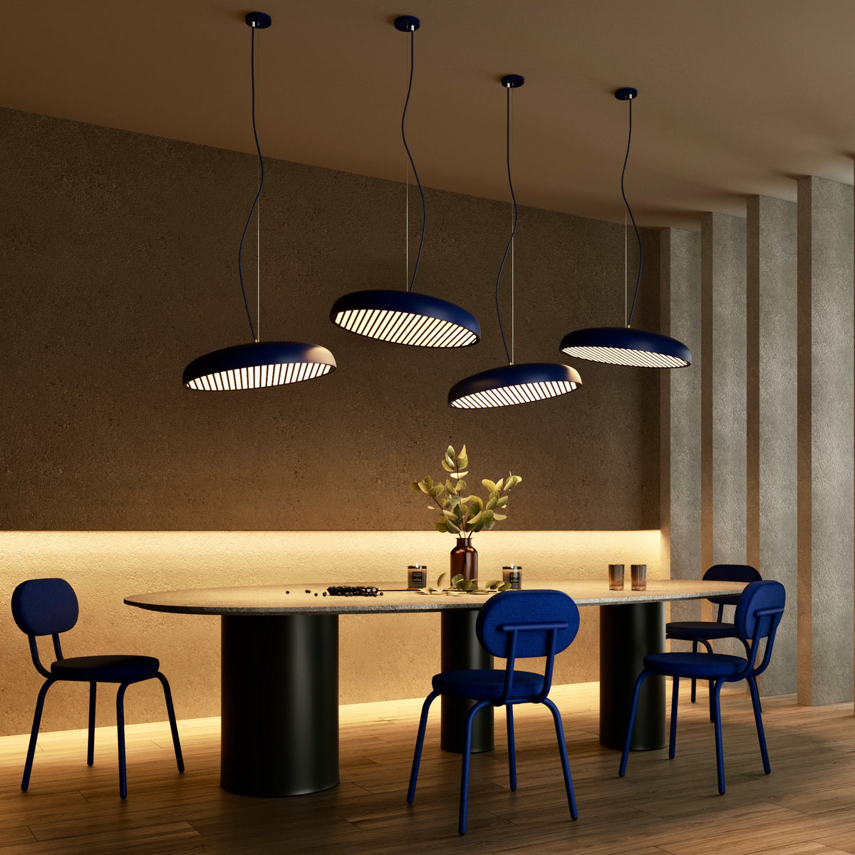 Підвісний стельовий світильник D-60 cm Led 80W Mid Shaded 250672-100005339