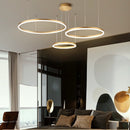 Підвісні світильники Kukho Circle 3000K-6000K D400 + D500 + D600 Led 120W / D400 + D600 + D800 Led 130W Silver / Black / Gold 240419-100003223
