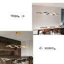 Люстра Gemo Wave 2 Led Gold / Black L-100 см / L-120 см 231118-100002838