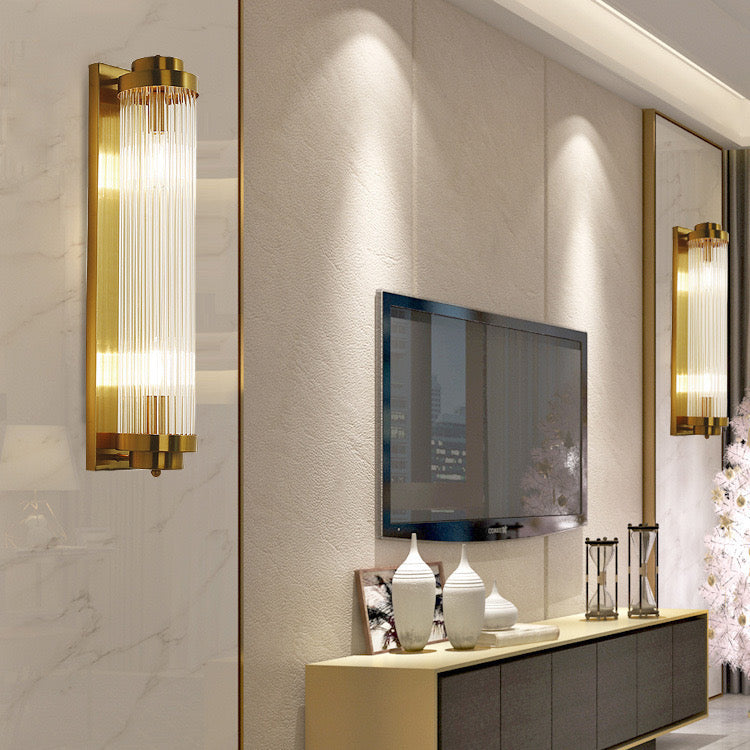 Бра Gold Brass Glass Sticks L-40 см / L-61 см W-12 см 231118-100002841