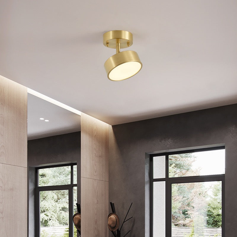 Стельовий поворотний світильник Spin spot Ceiling D-12/ D-20 DS-Design Gold 231158-100002714