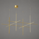 Підвісна люстра золота L-176 cm Led 3000K / 4000K Gold Line 260469-100007868